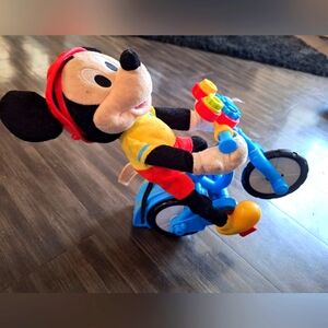 Mickey Mouse Clubhouse Boppin' Bikin' Mickey Mouse Plush Mickey Mouse Bike